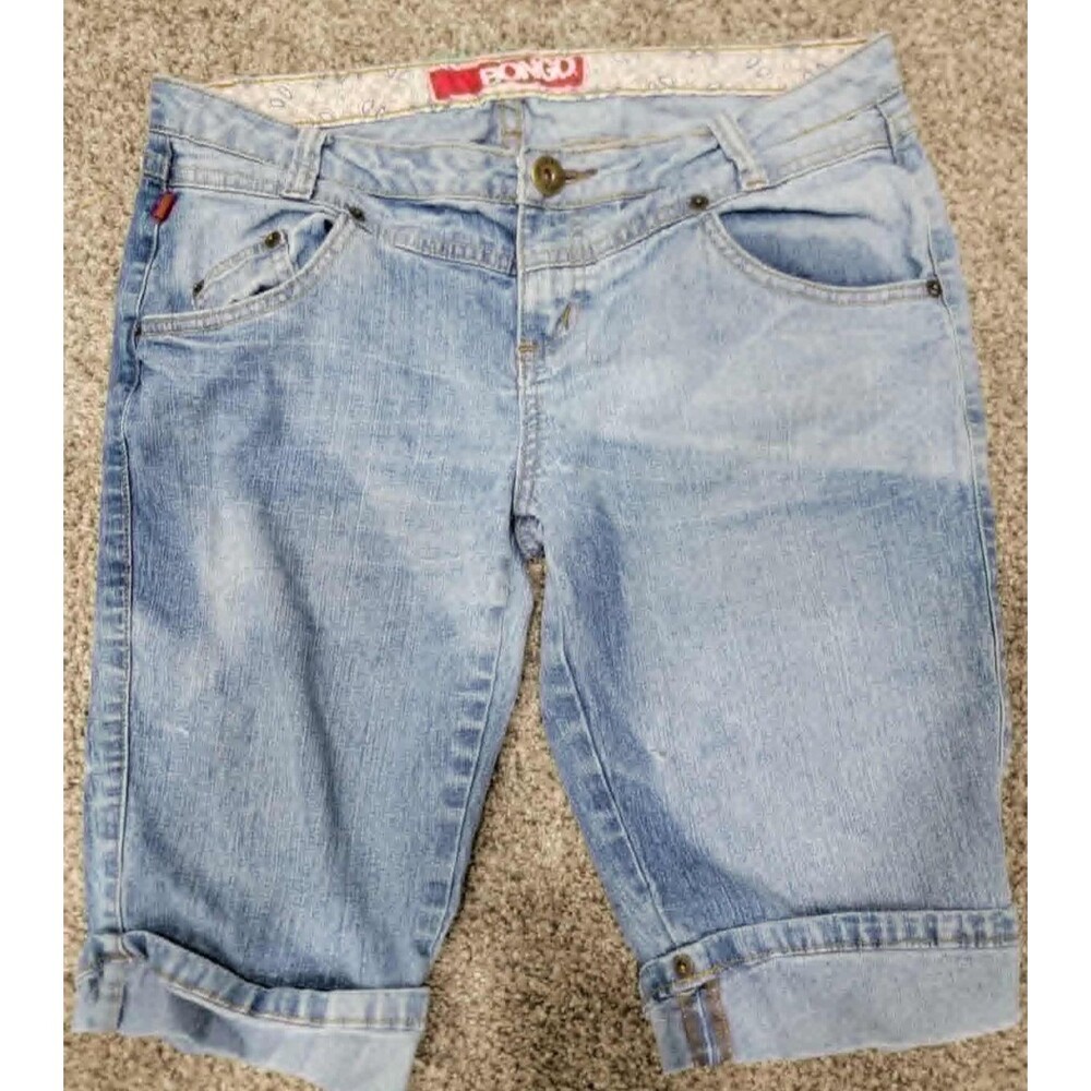 Vintage Y2K Bongo Women's/Junior's Capri Cropped Blue Jeans Size 7 - read